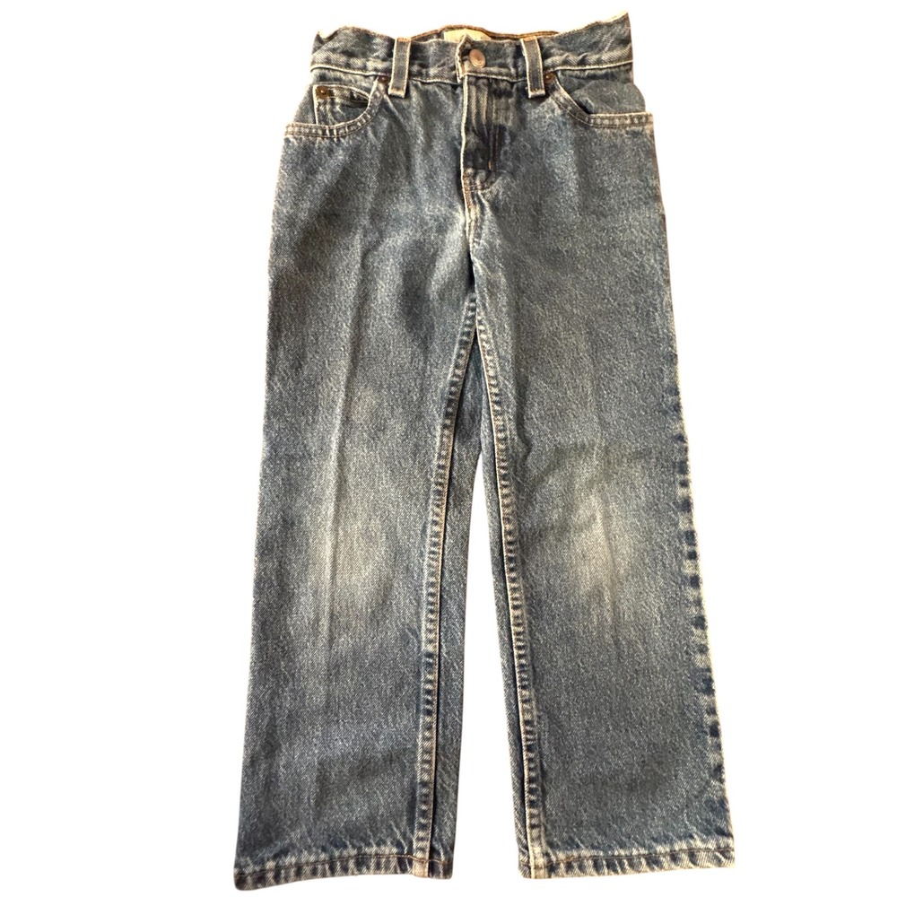 Gap Blue‎ Jeans Easy Fit Kids Size 7 Slim Medium Wash Straight Leg Denim